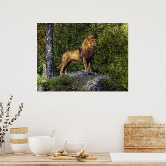 Der Löwenkönig Poster (Küche)