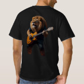 Der Löwenkönig von Rock and Roll T-Shirt (Rückseite)