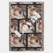 DER LOYAL PIT BULL-Wurf Decke (Vorderseite Vertikal)