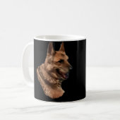 DER LOYALE DEUTSCHE SHEPHERHERDOG   KAFFEETASSE (Vorderseite Links)