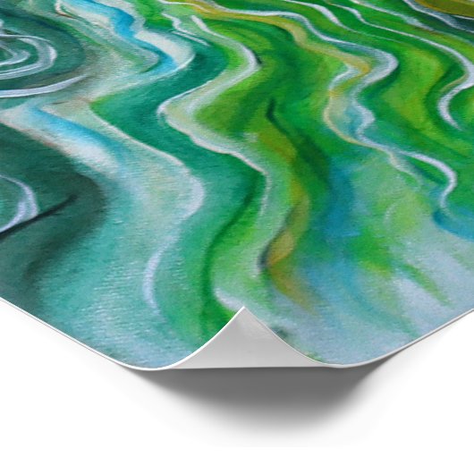 Der Lubavitcher Rebbe Rainbow Poster (Ecke)