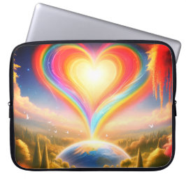 Der Luftballon der Liebe Überall auf der Erde Elek Laptopschutzhülle