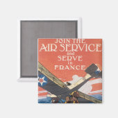 Der Luftdienst Magnet (Vorderseite/Rückseite)