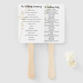 Der Lüfter des Hochzeitsprogramms blendet jede bel Fächer (Vorne und Hinten)