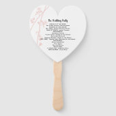 Der Lüfter des Hochzeitsprogramms blendet jede bel Fächer (Rückseite)