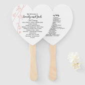 Der Lüfter des Hochzeitsprogramms blendet jede bel Fächer (Vorne und Hinten)