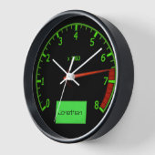 Der Lüfter des Motorgetriebes mit individuellem Na Wanduhr (Winkel)