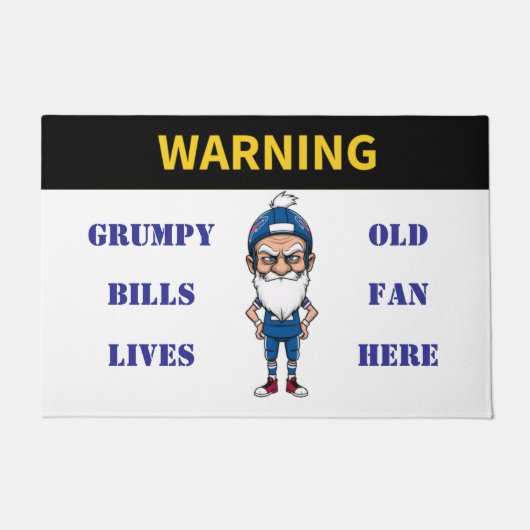 Der Lüfter lebt hier in gruseligen alten Gesetzen Fußmatte (Vorderseite)