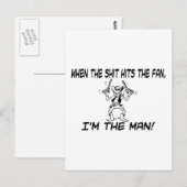 Der Lüfter trifft Postkarte (Vorne/Hinten)