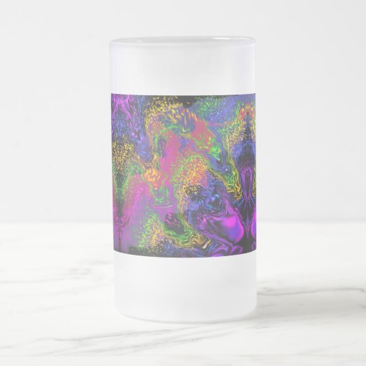 Der Luftraum unter Wasser Mattglas Bierglas (Mittel)