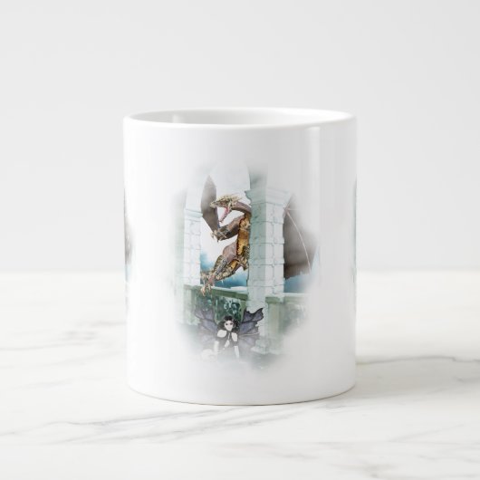 Der Lügner des Drachen Jumbo-Tasse (Vorderseite)