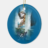 Der Lügner des Drachen Keramik Ornament (Links)