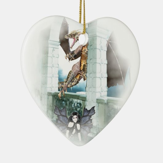 Der Lügner des Drachen Keramikornament (Rechts)