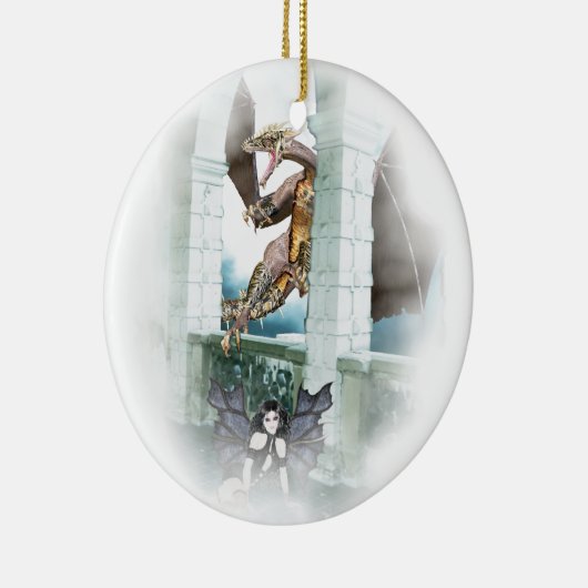 Der Lügner des Drachen Keramikornament (Rechts)