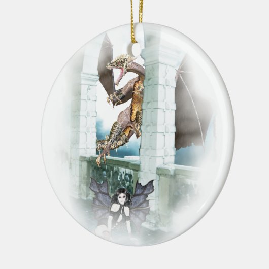 Der Lügner des Drachen Keramikornament (Links)