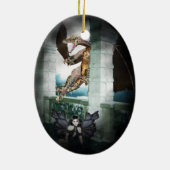 Der Lügner des Drachen Keramikornament (Hinten)