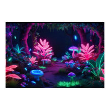 Der Lumina-Wald: Flüsternde Neonlichter