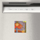 Der Luna-Moth-Zauber Magnet (In Situ (Geschirrspüler))