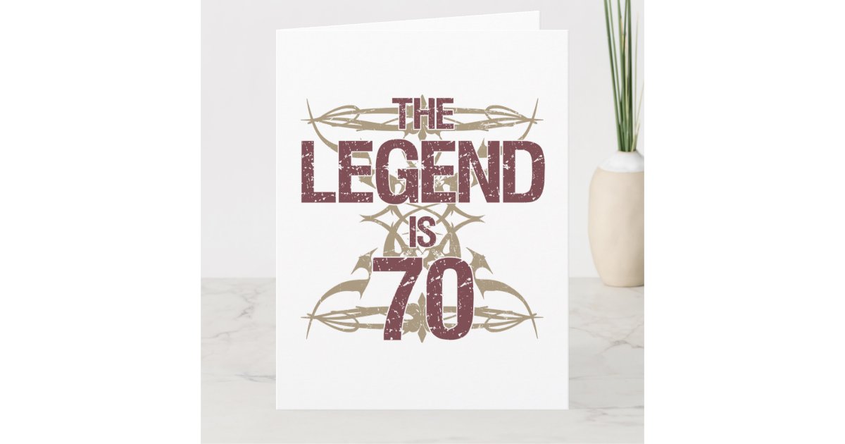 Der lustige 70. Geburtstag der Männer Karte Zazzle.de