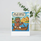 Der lustige ägyptische Weg zur Postkarte (Stehend Vorderseite)