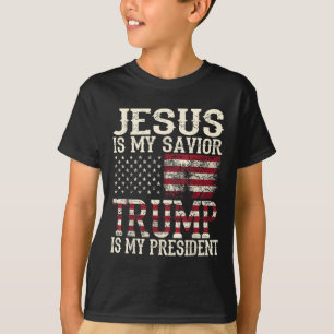 Der lustige amerikanische Jesus ist mein Retter Tr T-Shirt