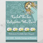 Der lustige BabySitter, der sich um den Flyer kümm (Vorne)