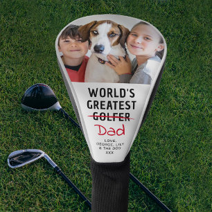 Der lustige Beste Golfer Custom Foto Vatertag Golf Headcover