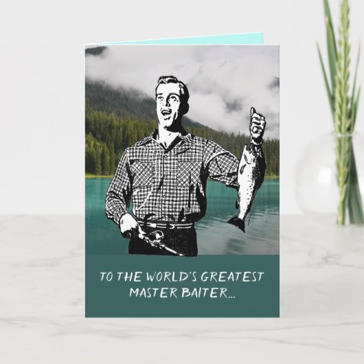 Der lustige bestste VorlagenBaiter Karte (Vorderseite)
