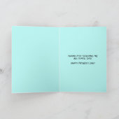 Der lustige bestste VorlagenBaiter Karte (Innenseite)