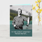 Der lustige bestste VorlagenBaiter Karte (Gelbe Blume)