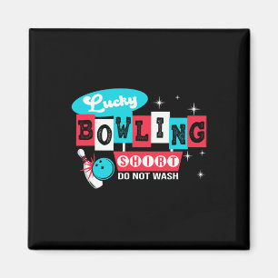 Der lustige Bowling-Entwurf wischt nicht ab, das i Magnet