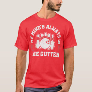 Der lustige Bowling wirft mir immer den Mund auf. T-Shirt