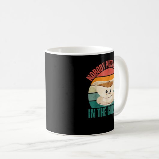 Der lustige Erntedank wirft niemanden Gravy in den Kaffeetasse (VorderseiteRechts)