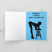 Der lustige, etwas unhöfliche Vatertag Karte (Innenseite)