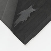 Der lustige Geist sitzt auf der Toilette Fleecedecke (Ecke)