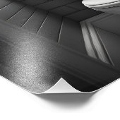 Der lustige Geist sitzt auf der Toilette Fotodruck (Ecke)