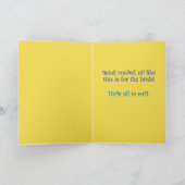 Der lustige Hühnercheck Karte (Innenseite)