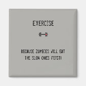 Der lustige Magnet für Fitness-Liebhaber! (Vorne)