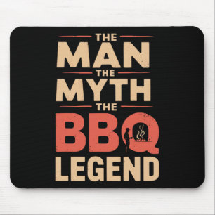 Der lustige Mann der Mythos Die Grillen lebe den V Mousepad