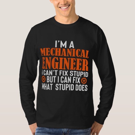 Der lustige Maschinenbauingenieur, den ich nicht r T-Shirt (Vorderseite)