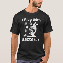 Der lustige Mikrobiologe, den ich mit Bakterien-T T-Shirt