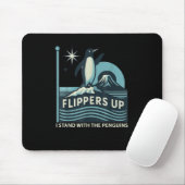 Der lustige Pinguin zieht mich hoch und steht mit Mousepad (Mit Mouse)