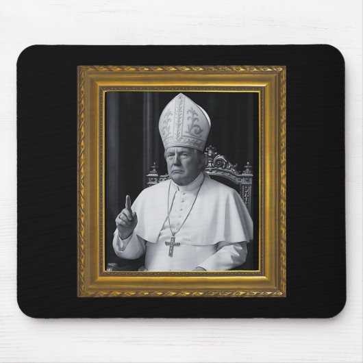 Der lustige Präsident Trump Will, der nächste Paps Mousepad (Vorne)
