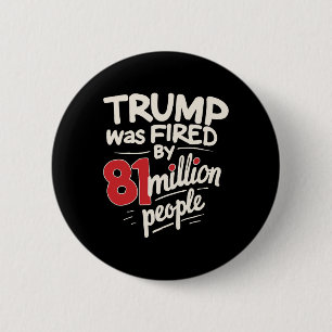 Der lustige sarkastische Spaß Trump wurde von 81 M Button