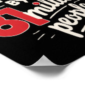 Der lustige sarkastische Spaß Trump wurde von 81 M Poster (Ecke)