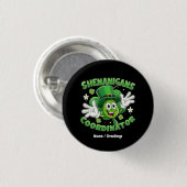 Der lustige Shenanigans-Koordinator Button (Vorne & Hinten)