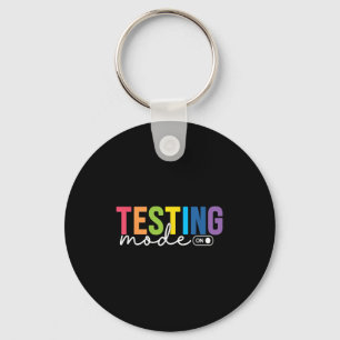 Der lustige Testmodus am Testtag Motivierend Tee Schlüsselanhänger