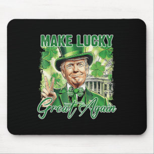 Der lustige Trump-Feiertag macht Glück wieder groß Mousepad