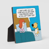 Der lustige und Niedliche Hund Will, in Ihren Raum Fotoplatte (Vorderseite)