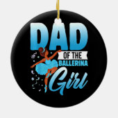 Der lustige Vater der Ballerina Girl Ballett Tänze Keramik Ornament (Hinten)